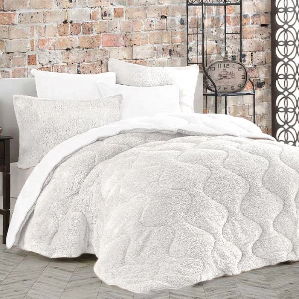 Μονό Σετ Κουβερτοπάπλωμα Softwell ΔΩΡΟ 1 Μαξιλαροθήκη Ιβουάρ 160X220 SFQ831-IV-S