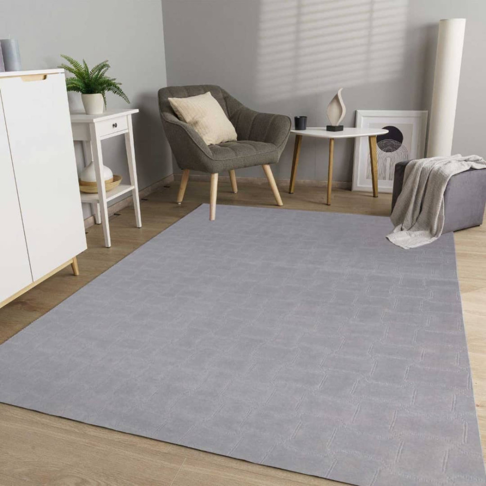 1 + 1 ΔΩΡΟ Μοκέτες Liya  All Season ΑΣΗΜΙ 200x300cm LIYA-300-SILVER