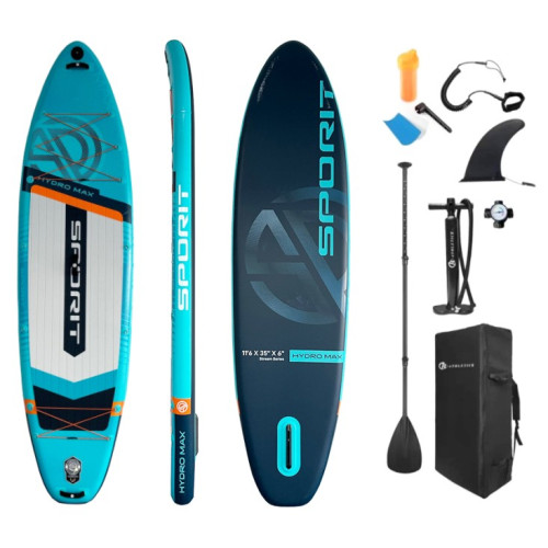 Φουσκωτή Σανίδα Sup Sporit 10'' με κουπί αξεσουάρ και σακίδιο μεταφοράς με μήκος 3.05m