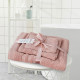 Πετσέτες Μπάνιου (Σετ 3τμχ) 100% Βαμβάκι  Blanca Rose Pink 500gsm