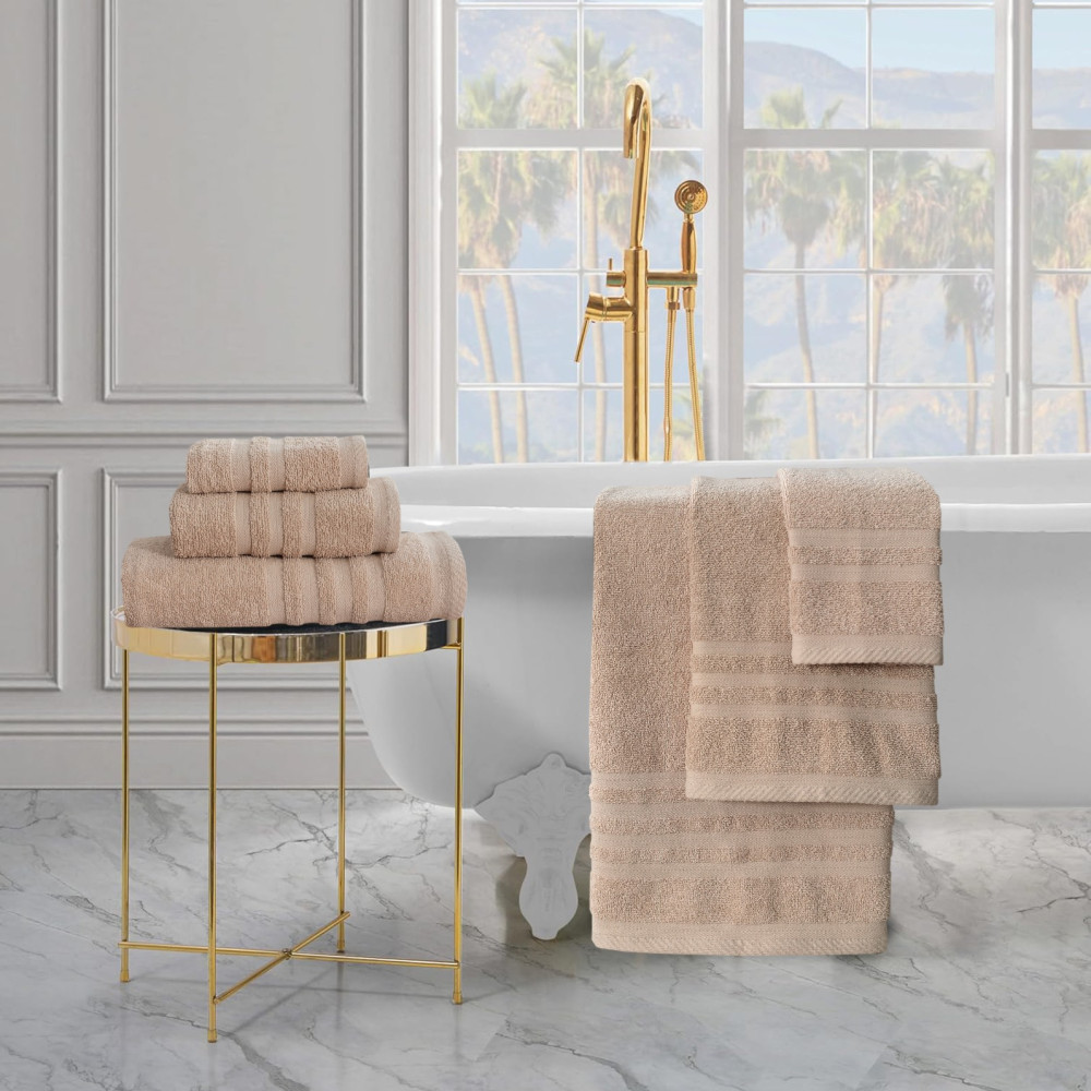 Πετσέτες Μπάνιου (Σετ 3τμχ) 100% Βαμβάκι  Blanca Light Grey 500gsm