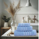 Πετσέτες Μπάνιου (Σετ 3τμχ) 100% Βαμβάκι  Blanca Sky Blue 500gsm