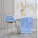 Πετσέτες Μπάνιου (Σετ 3τμχ) 100% Βαμβάκι  Blanca Sky Blue 500gsm