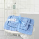 Πετσέτες Μπάνιου (Σετ 3τμχ) 100% Βαμβάκι  Blanca Sky Blue 500gsm