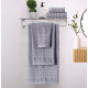 Πετσέτες Μπάνιου (Σετ 3τμχ) 100% Βαμβάκι  Blanca Grey 500gsm