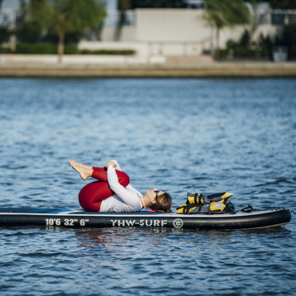Φουσκωτή Σανίδα SUP 3.20m Λευκή με Κουπί, Αξεσουάρ και Σακίδιο Μεταφοράς