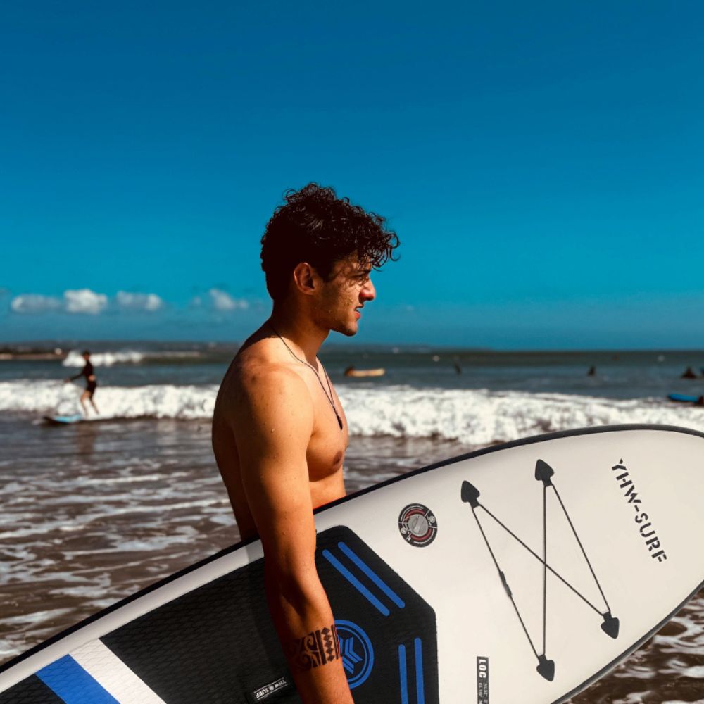 Φουσκωτή Σανίδα SUP 3.20m Λευκή με Κουπί, Αξεσουάρ και Σακίδιο Μεταφοράς