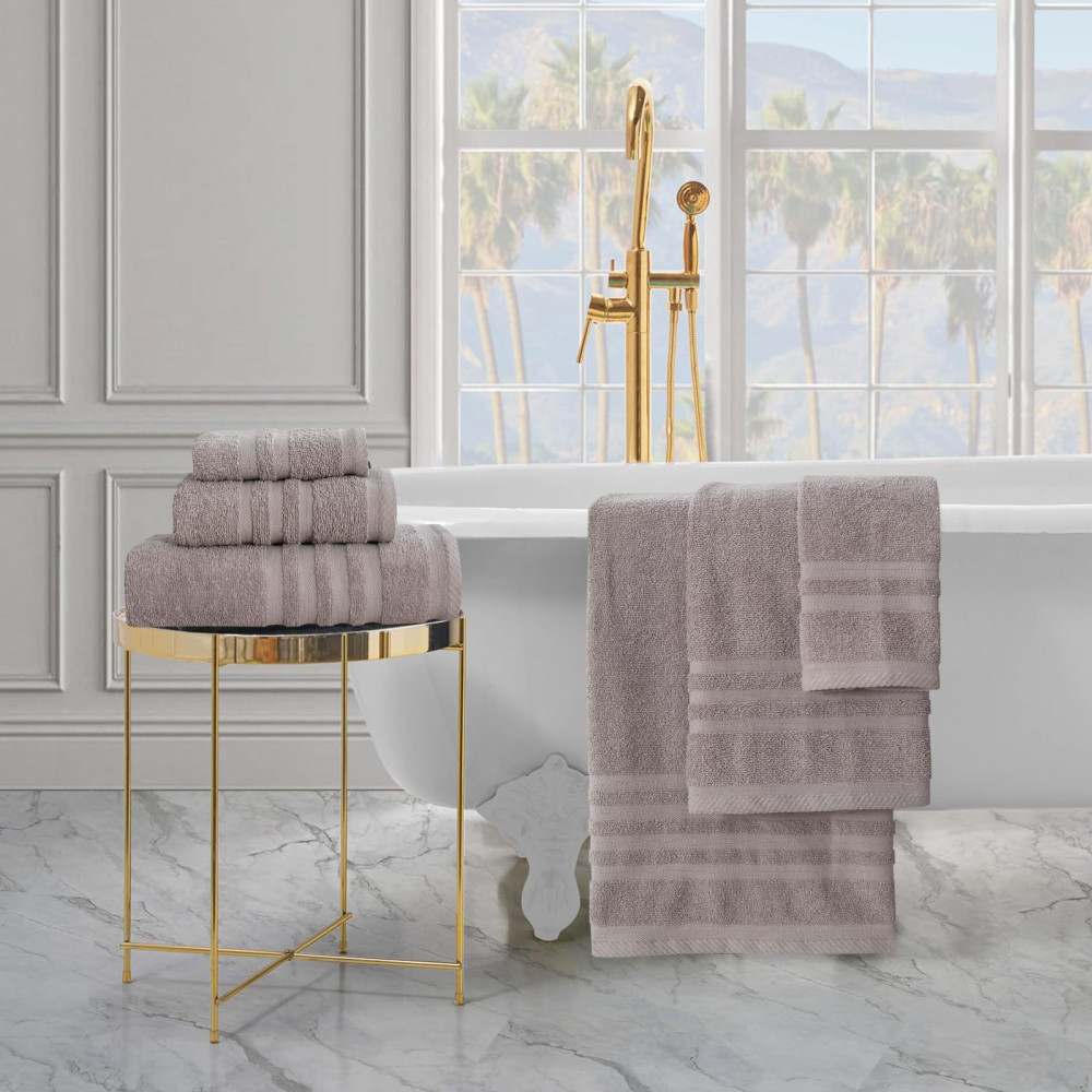 Πετσέτες Μπάνιου (Σετ 3τμχ) 100% Βαμβάκι  Blanca Light Grey 500gsm