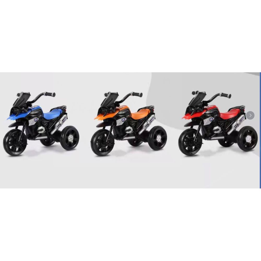 Ηλεκτροκίνητη Μηχανή - με μουσική 6V Κόκκινη XS-1100-RED