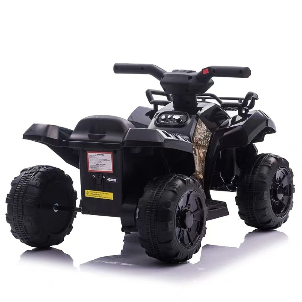 Ηλεκτροκίνητη Γουρούνα με φώτα και μουσική Licensed original 6V Μαύρη 9199-BLACK