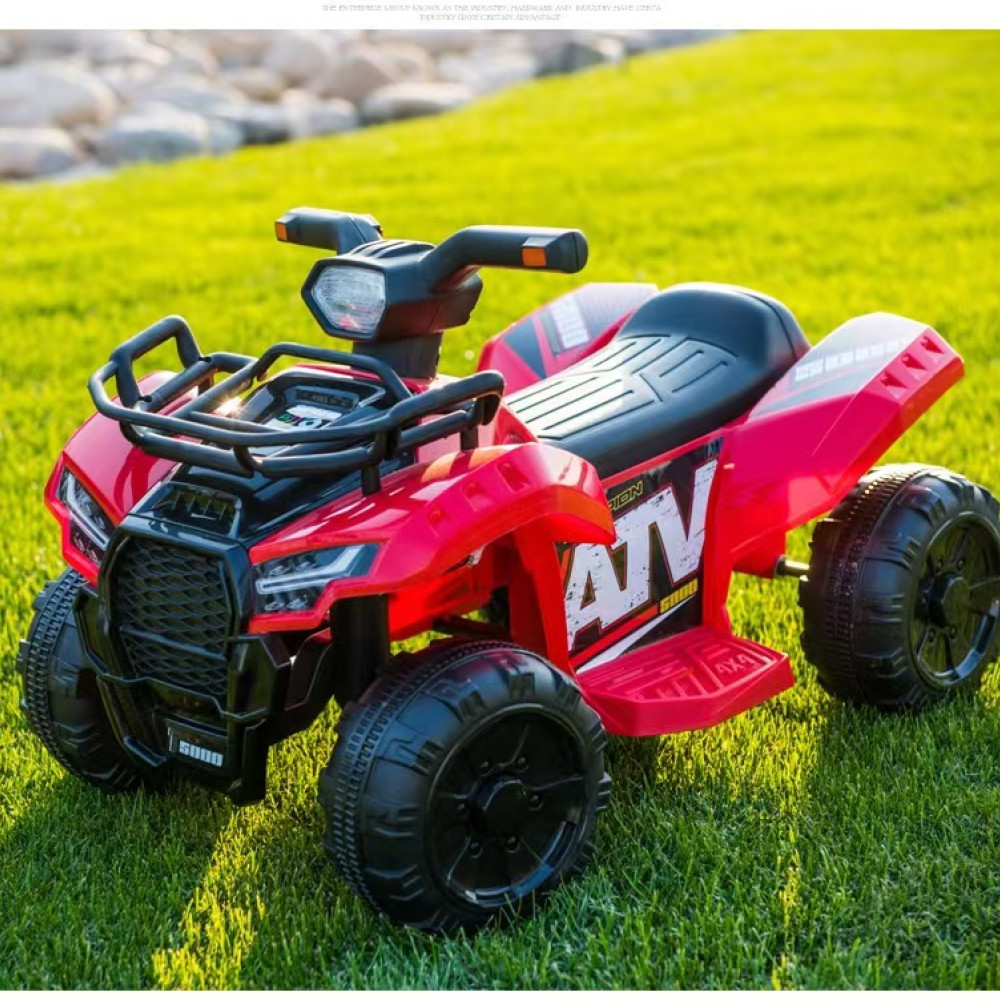 Ηλεκτροκίνητη Γουρούνα με φώτα και μουσική Licensed original 6V Κόκκινη 9199-RED