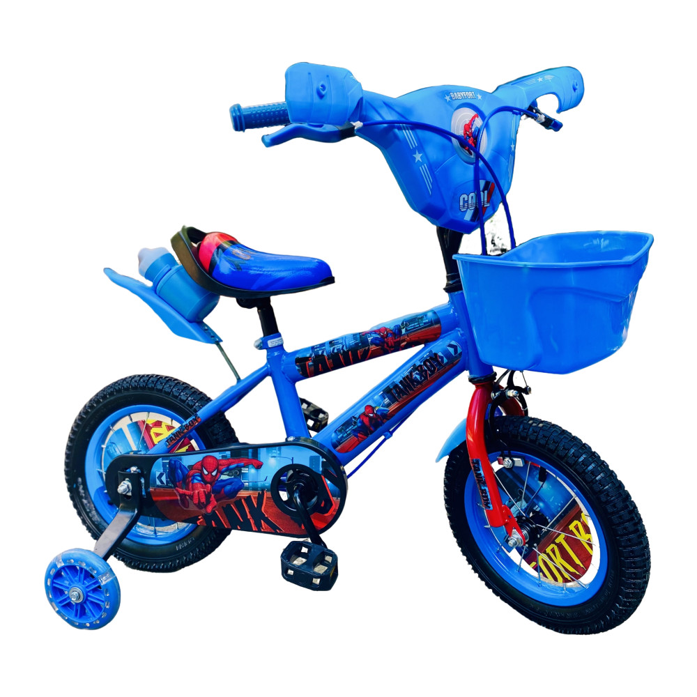 ΕΚΘΕΣΙΑΚΟ Παιδικό Ποδήλατο Spiderman με φώτα και μουσική 16" Μπλε