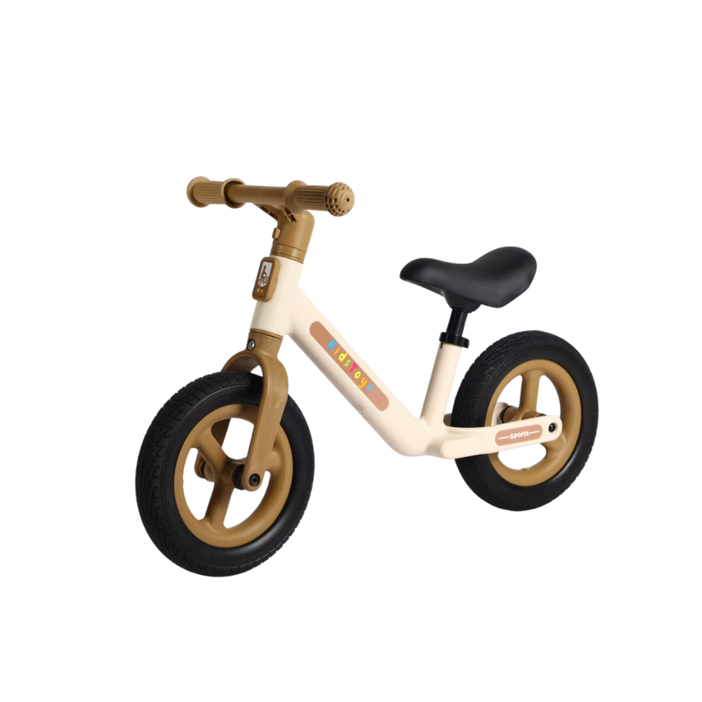 Παιδικό Ποδήλατο Ισορροπίας 10" Μπεζ - Καφέ