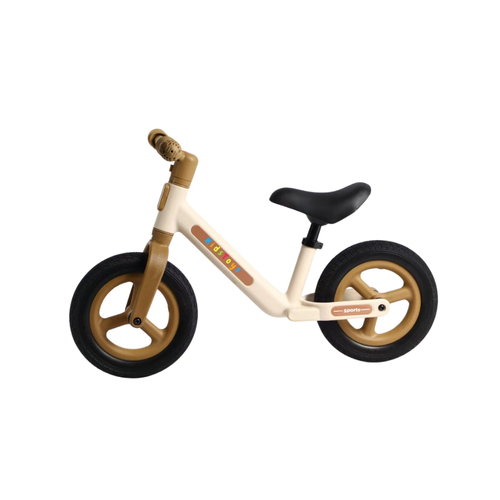 Παιδικό Ποδήλατο Ισορροπίας 10" Μπεζ - Καφέ