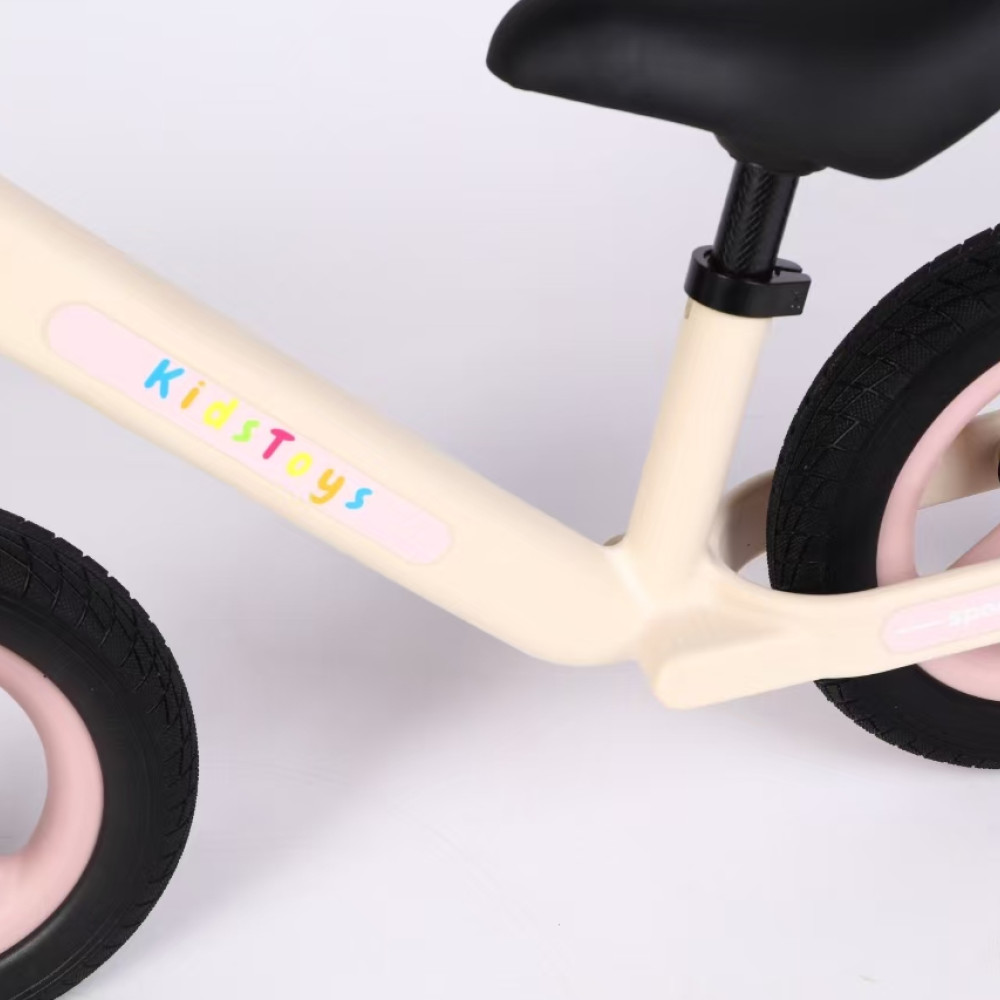 Παιδικό Ποδήλατο Ισορροπίας 10" Μπεζ - Καφέ