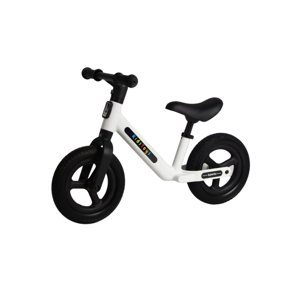 Παιδικό Ποδήλατο Ισορροπίας 10" Λευκό - Μαύρο