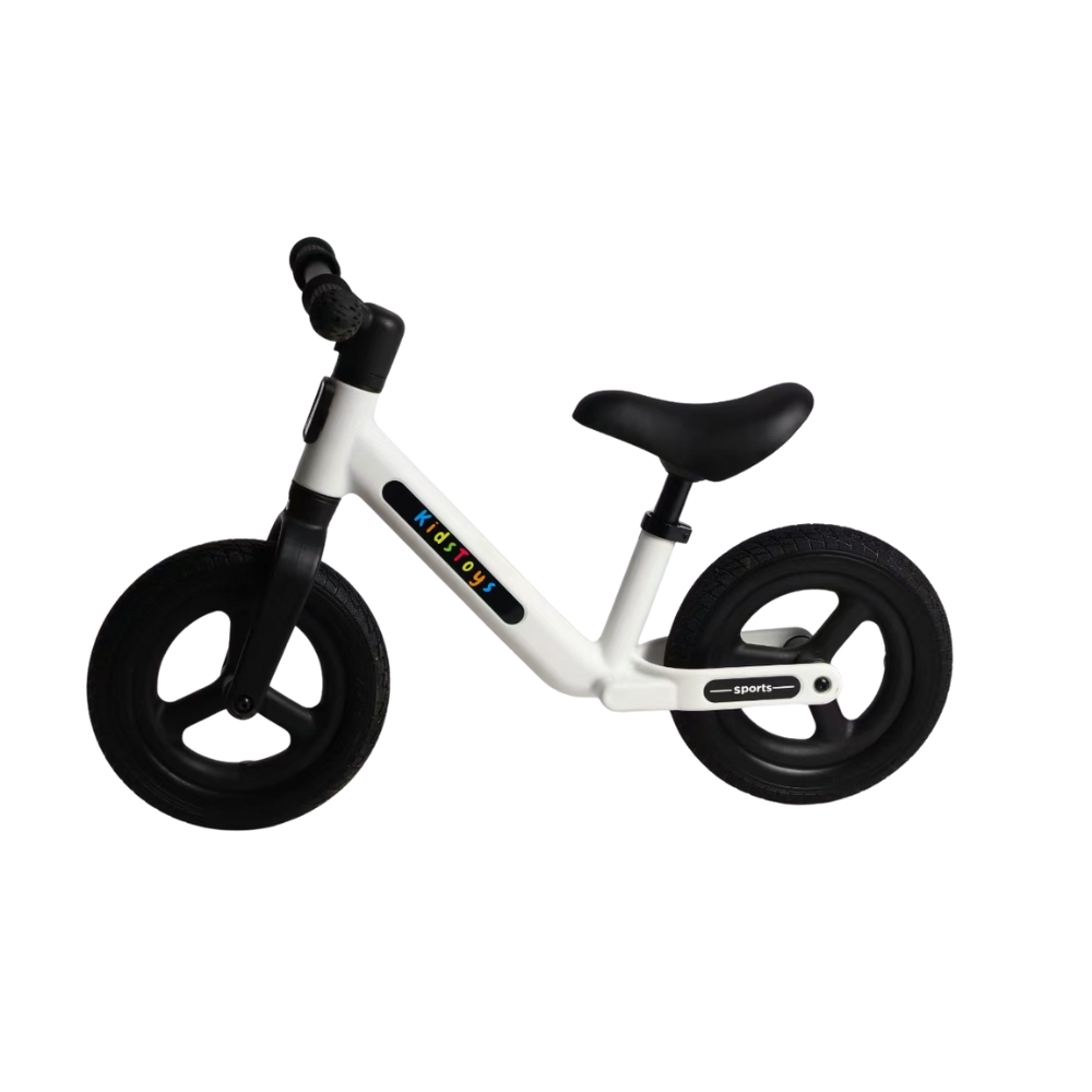 Παιδικό Ποδήλατο Ισορροπίας 10" Λευκό - Μαύρο
