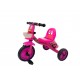 Ποδηλατάκι Μεταλικό Τρίκυκλο Παπάκι με φώτα και μουσική Ροζ LY-7-PINK