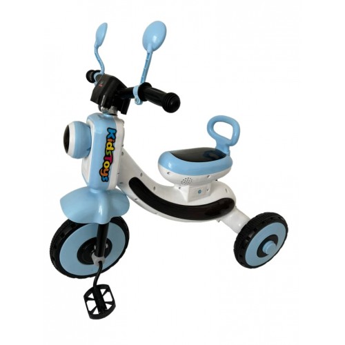 Ποδηλατάκι Τρίκυκλο Μηχανή με φώτα και μουσική Μπλέ LY-16-BLUE