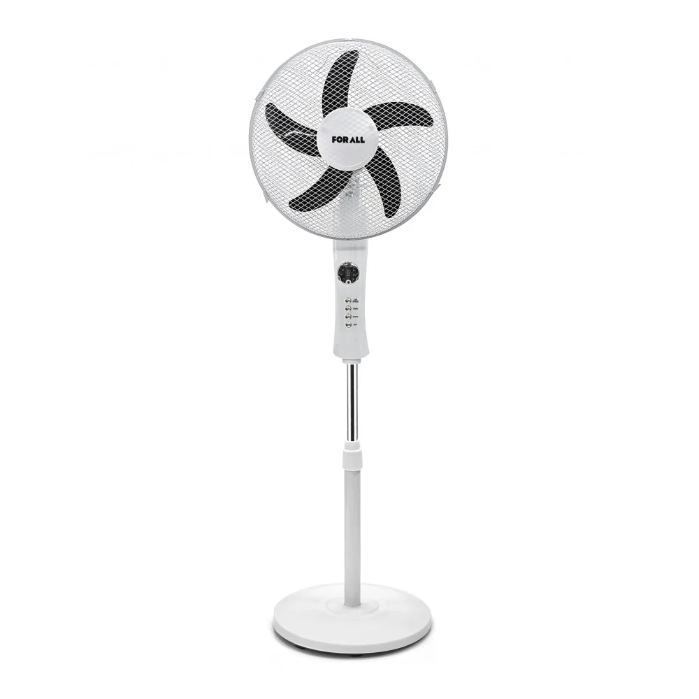 Ανεμιστήρας ορθοστάτης δαπέδου 45W με διάμετρο 40cm 5 λεπίδες τηλεχειριστήριο και χρονοδιακόπτη