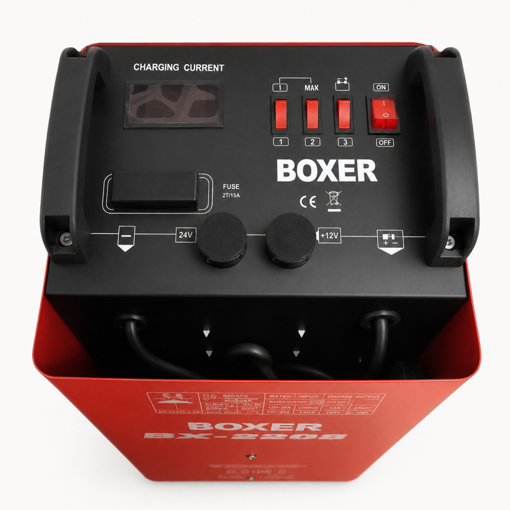 BOXER Φορτιστής - Εκκινητής Μπαταριών 750A 12V / 24V BX8005 BOXER Φορτιστής - Εκκινητής Μπαταριών 750A 12V / 24V BX8005