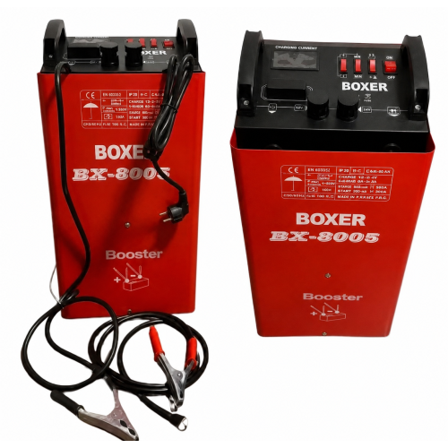 BOXER Φορτιστής - Εκκινητής Μπαταριών 750A 12V / 24V BX8005