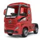 Ηλεκτροκίνητο Παιδικό Φορτηγό Mercedes-Benz Actros Licensed 12V με Δερμάτινο Κάθισμα & EVA Λάστιχα Κόκκινο HL358-RED