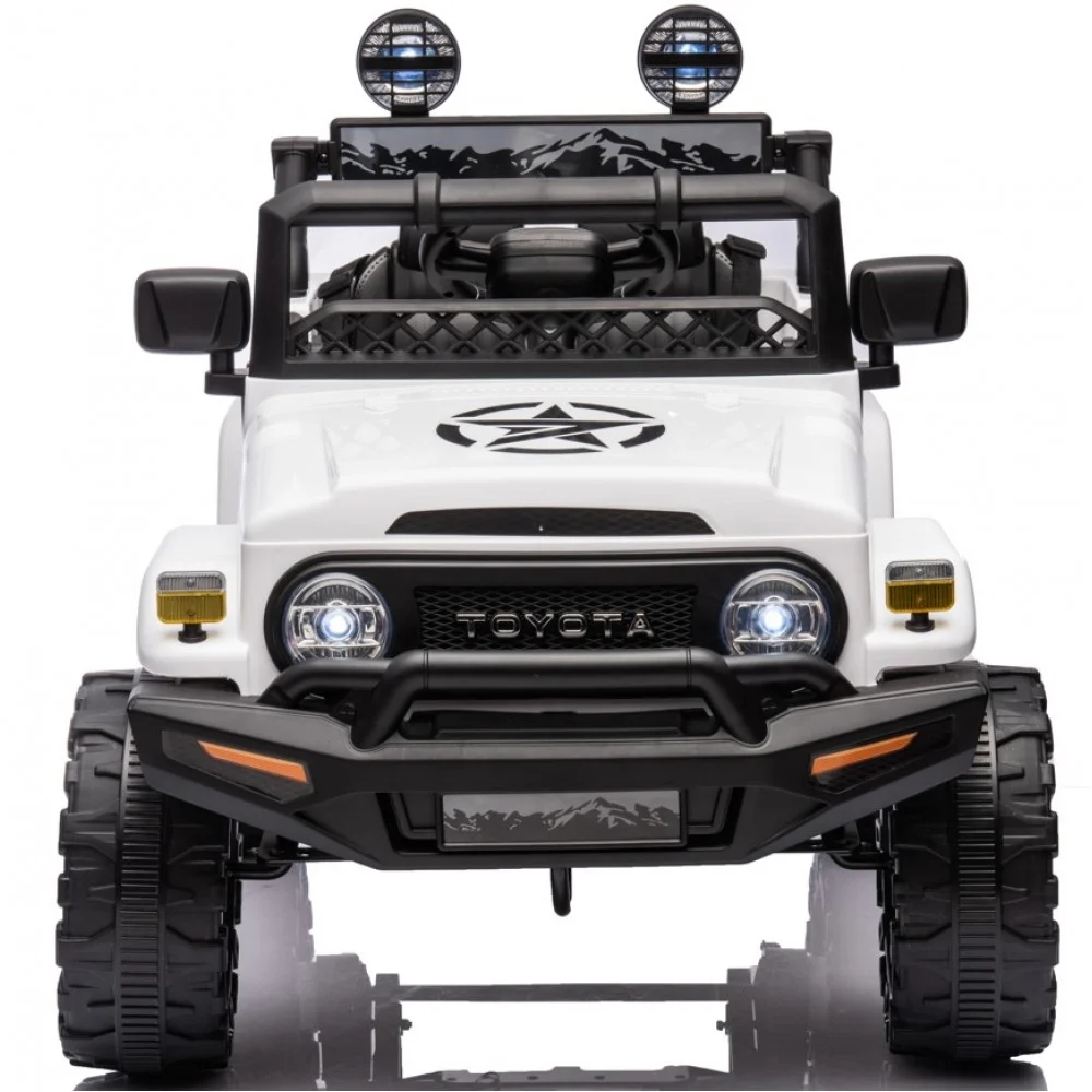 Ηλεκτροκίνητο Παιδικό Αυτοκίνητο Toyota FJ Cruiser 12V – Licensed, με Τηλεκατεύθυνση, Bluetooth & Ανάρτηση Λευκό MBJ2099-WHITE