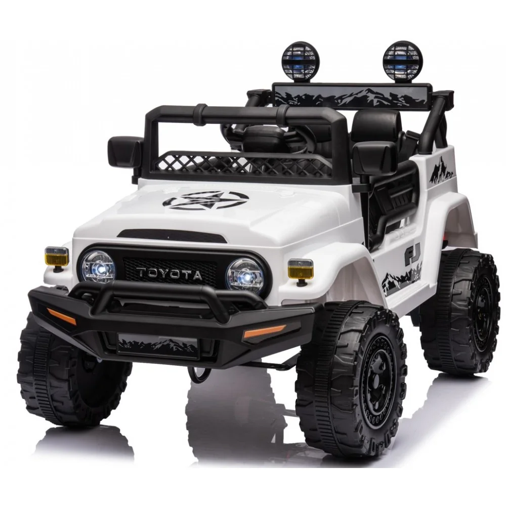Ηλεκτροκίνητο Παιδικό Αυτοκίνητο Toyota FJ Cruiser 12V – Licensed, με Τηλεκατεύθυνση, Bluetooth & Ανάρτηση Λευκό MBJ2099-WHITE