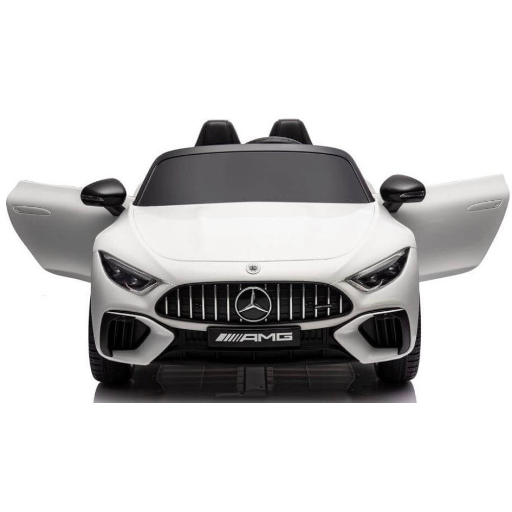 Παιδικό Ηλεκτροκίνητο Αυτοκίνητο Licensed Mercedes AMG SL63 12V με Bluetooth, MP3 & Τηλεχειριστήριο – Λευκό SL63-WHITE