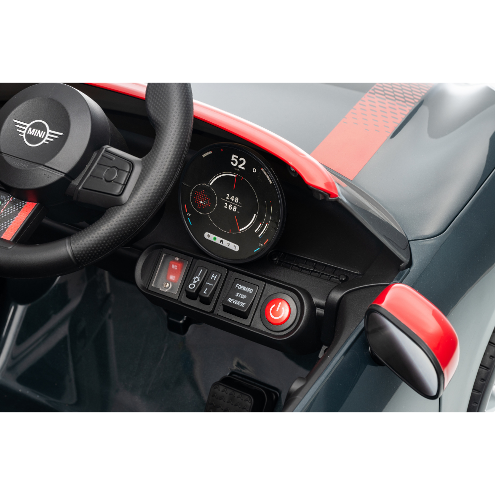 Ηλεκτροκίνητο Παιδικό Αυτοκίνητο Licensed Mini Cooper S 12V Μαύρο SMB3518-BLACK