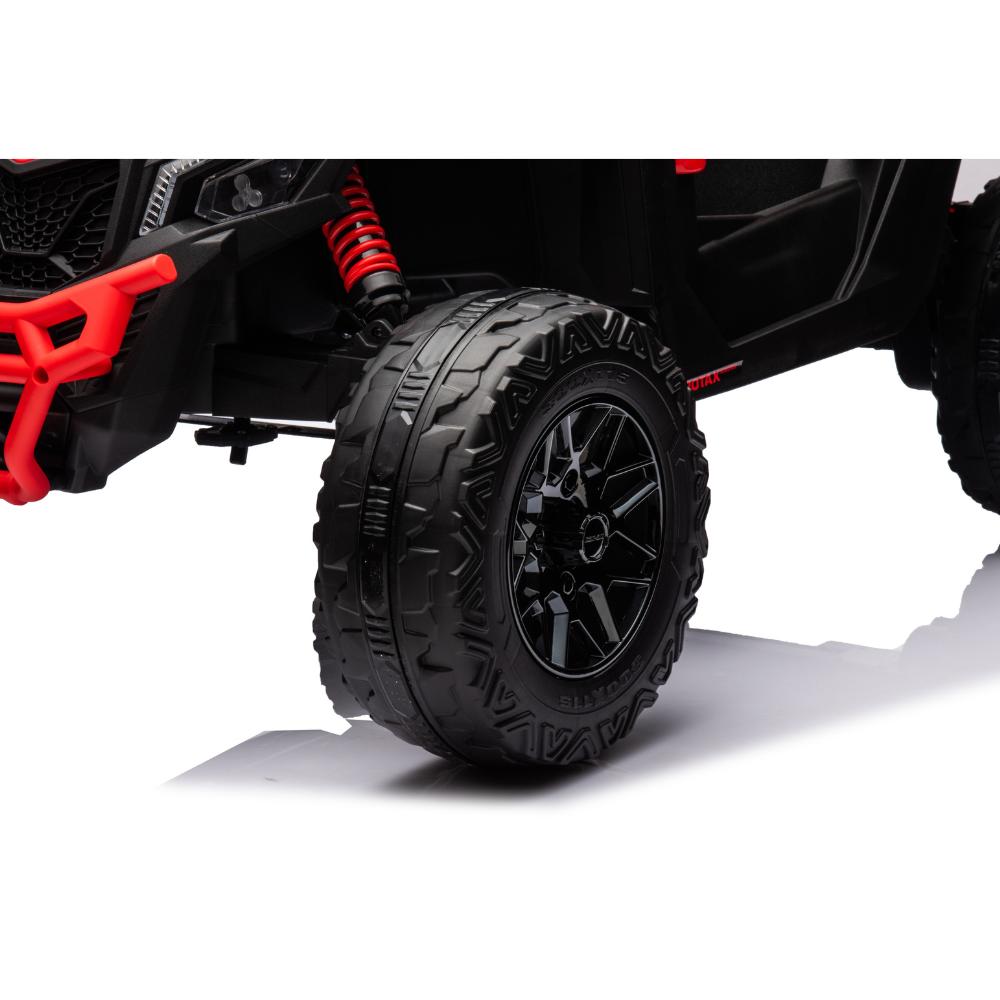 Ηλεκτρικό Παιδικό CAN AM ATV Διθέσιο με Τηλεχειριστήριο – UTV Κόκκινο SMBCA003-RED