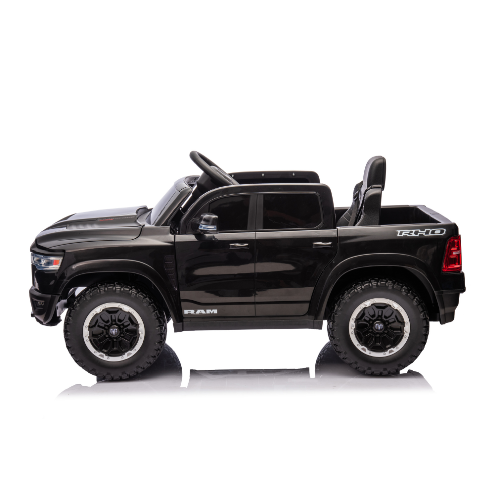 Παιδικό Ηλεκτροκίνητο Αυτοκίνητο Licensed RAM 1500 RHO Super Truck 4x4 12V με Bluetooth & Τηλεχειριστήριο – Μαύρο SMBZ618-BLACK