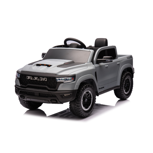 Παιδικό Ηλεκτροκίνητο Αυτοκίνητο Licensed RAM 1500 RHO Super Truck 4x4 12V με Bluetooth & Τηλεχειριστήριο – Γκρι SMBZ618-GREY