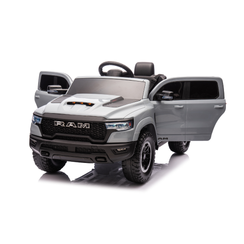 Παιδικό Ηλεκτροκίνητο Αυτοκίνητο Licensed RAM 1500 RHO Super Truck 4x4 12V με Bluetooth & Τηλεχειριστήριο – Γκρι SMBZ618-GREY