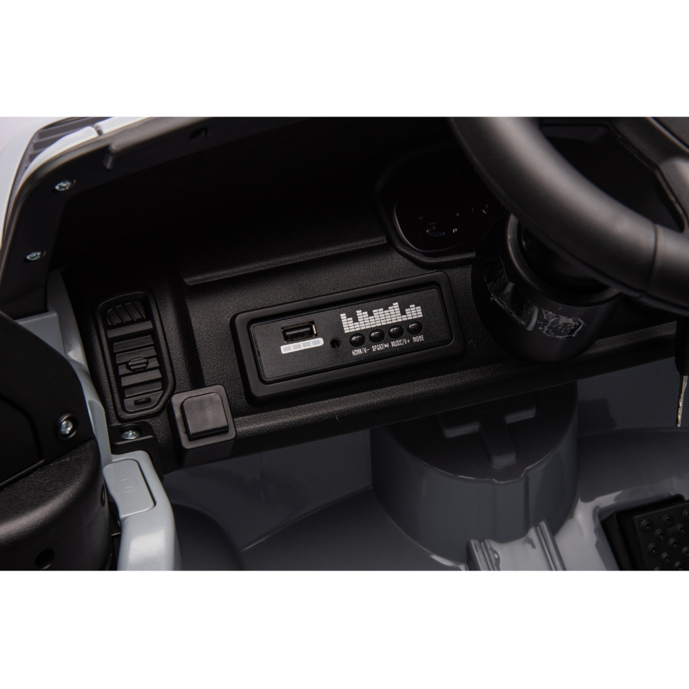 Παιδικό Ηλεκτροκίνητο Αυτοκίνητο Licensed RAM 1500 RHO Super Truck 4x4 12V με Bluetooth & Τηλεχειριστήριο – Γκρι SMBZ618-GREY