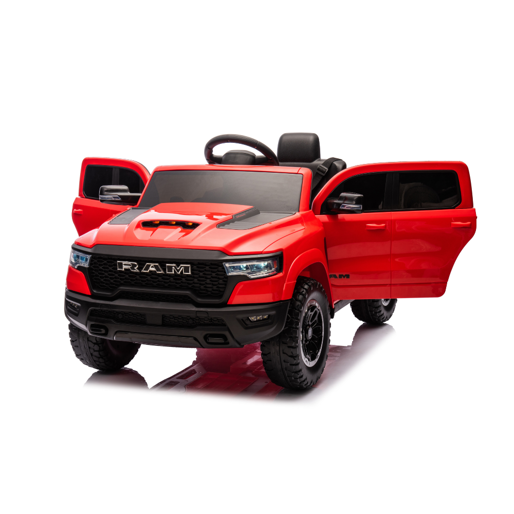 Παιδικό Ηλεκτροκίνητο Αυτοκίνητο Licensed RAM 1500 RHO Super Truck 4x4 12V με Bluetooth & Τηλεχειριστήριο – Κόκκινο SMBZ618-RED