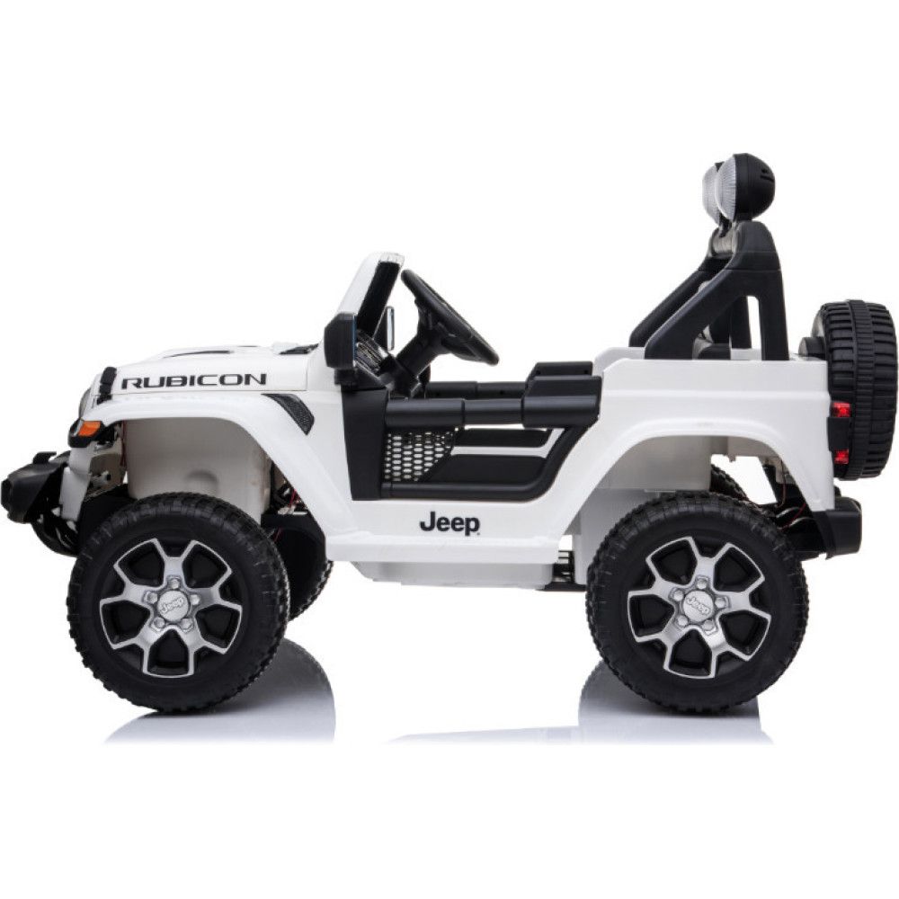 Ηλεκτροκίνητο Αυτοκίνητο Jeep Wrangler Rubicon Licensed Original με τηλεχειριστήριο 12V ΄Λευκό 5555-WH