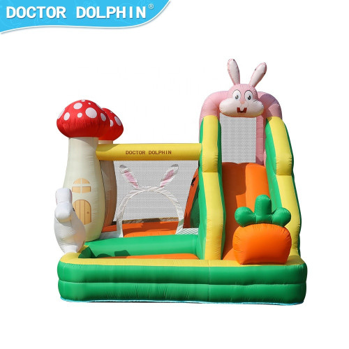 Φουσκωτό Τραμπολίνο Bunny Hop με Τσουλήθρα & Αναρρίχηση 315×270×250 cm
