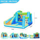 Φουσκωτό Τραμπολίνο Jump & Slide με Τσουλήθρα, Μπασκέτα, Αναρρίχηση & Τέρμα Στόχου 360×340×218 cm