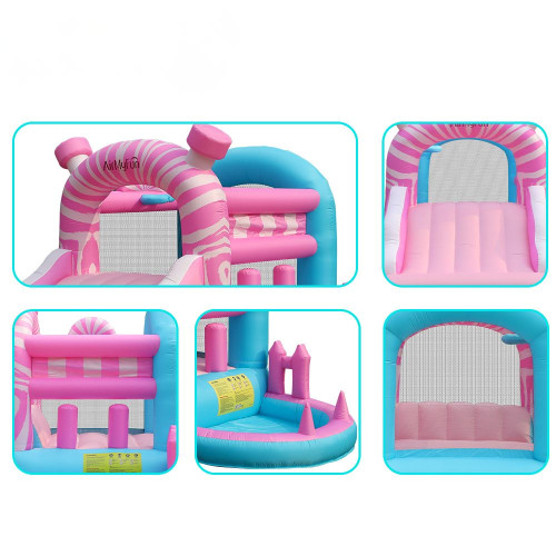 Φουσκωτό Τραμπολίνο Candy Castle με Τσουλήθρα, Χώρο Αναπήδησης & Παιχνίδια Εμποδίων 306×295×193 cm Φουσκωτό Τραμπολίνο Candy Castle με Τσουλήθρα, Χώρο Αναπήδησης & Παιχνίδια Εμποδίων 306×295×193 cm