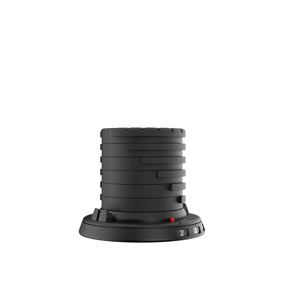 Ρυθμιζόμενο Kettlebell 20kg από ABS, Ατσάλι και PP με Εργονομική Λαβή K002