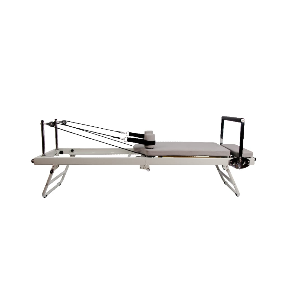 Επαγγελματικό Πτυσσόμενο Κρεβάτι Pilates Reformer Γκρι S1001E-GREY