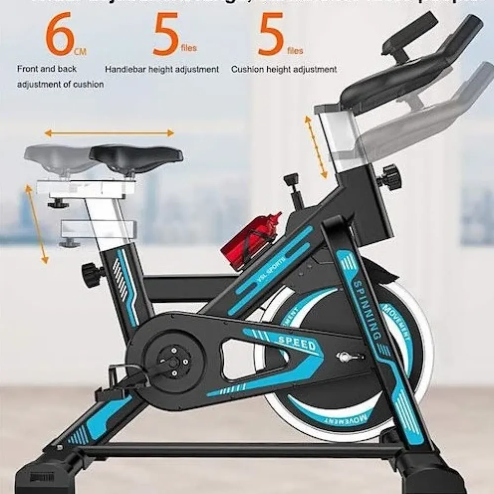 Ποδήλατο Γυμναστικής Delux με οθόνη LCD και μετρητή ταχύτητας απόστασης και θερμίδων JS2005