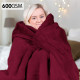 1+1 Δώρο Κουβέρτα Ισπανική Βελουτέ Gabriella Williams Υπέρδιπλη Κόκκινη 3kg 220x240cm BLVL01-RED