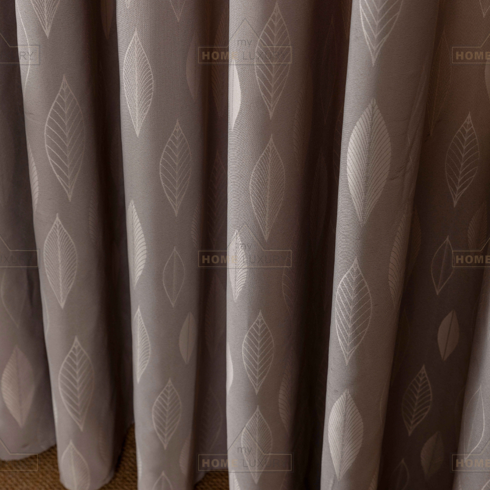 Leaves - Κουρτίνα Σκίασης Καφέ Με Κρίκο Υ270xΦ270cm A6039-4 Leaves - Κουρτίνα Σκίασης Καφέ Με Κρίκο Υ270xΦ270cm A6039-4