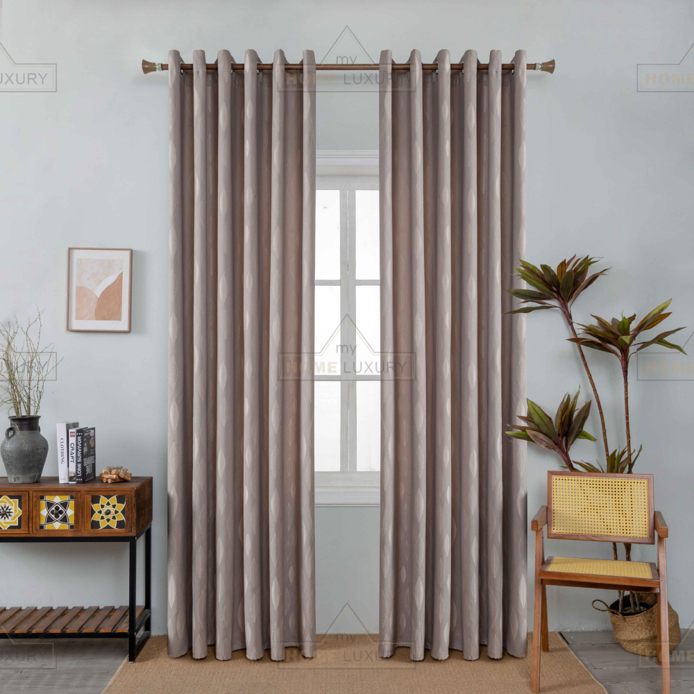 Leaves - Κουρτίνα Σκίασης Καφέ Με Κρίκο Υ270xΦ270cm A6039-4 Leaves - Κουρτίνα Σκίασης Καφέ Με Κρίκο Υ270xΦ270cm A6039-4