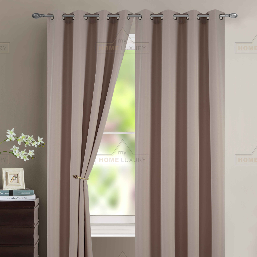 Dellia - Κουρτίνα Σκίασης Μπεζ Με Κρίκο Υ265xΦ140cm AD6038-9 Dellia - Κουρτίνα Σκίασης Μπεζ Με Κρίκο Υ265xΦ140cm AD6038-9
