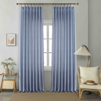 Κουρτίνα Σκίασης Γαλάζια με Τρέσα 270x280cm 6019-3