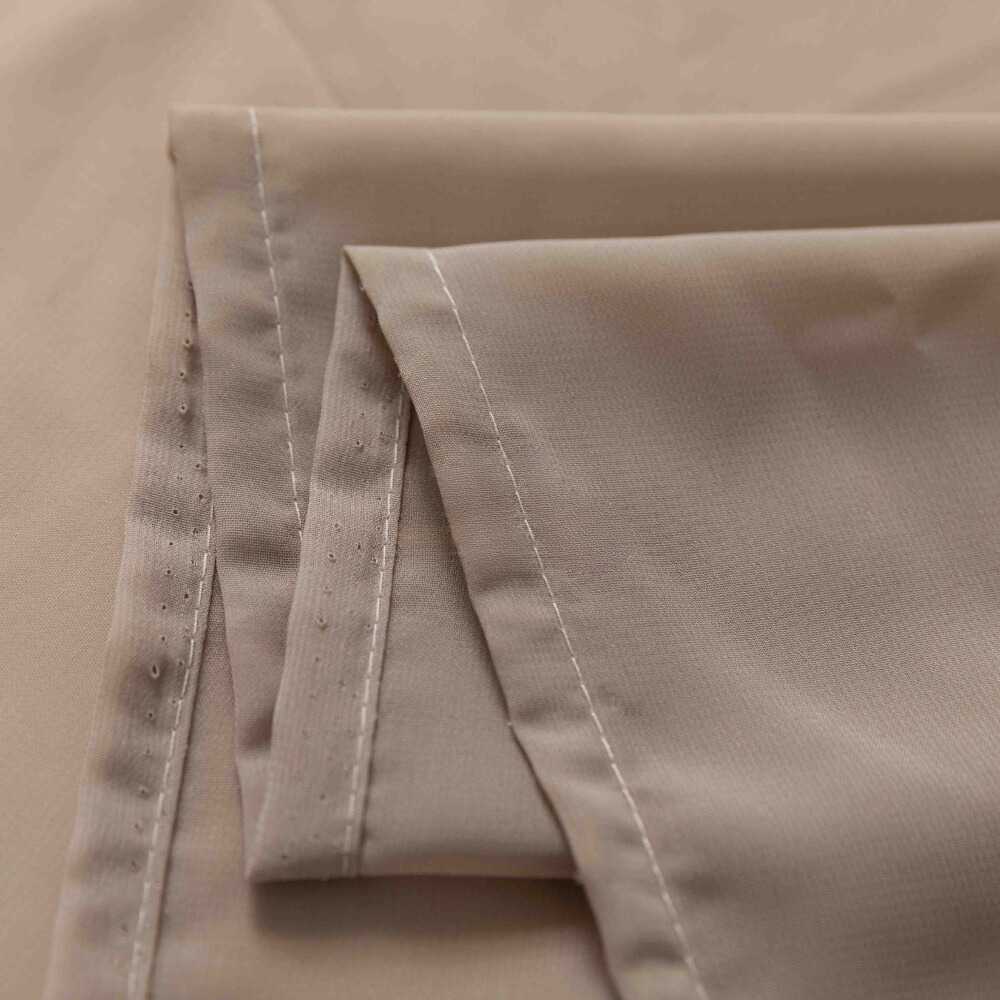 Κουρτίνα Ημιδιάφανη Βουάλ Καφέ Με Τρέσα 270x280cm 6030-4